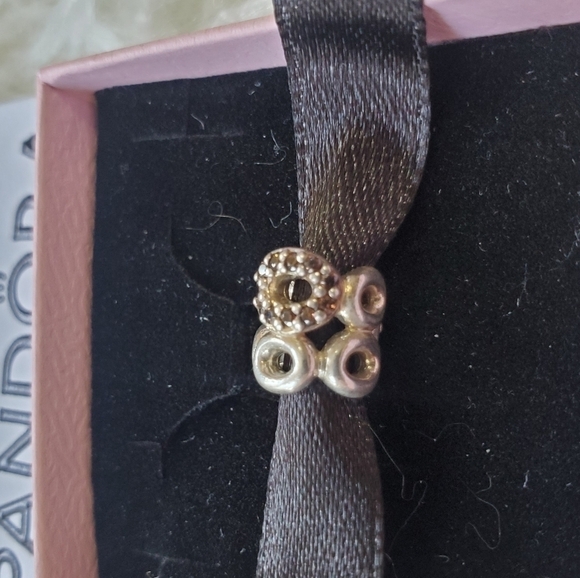 Authentic Pandora Circle of Friends with CZ Retired pandora charm - Picture 3 of 6